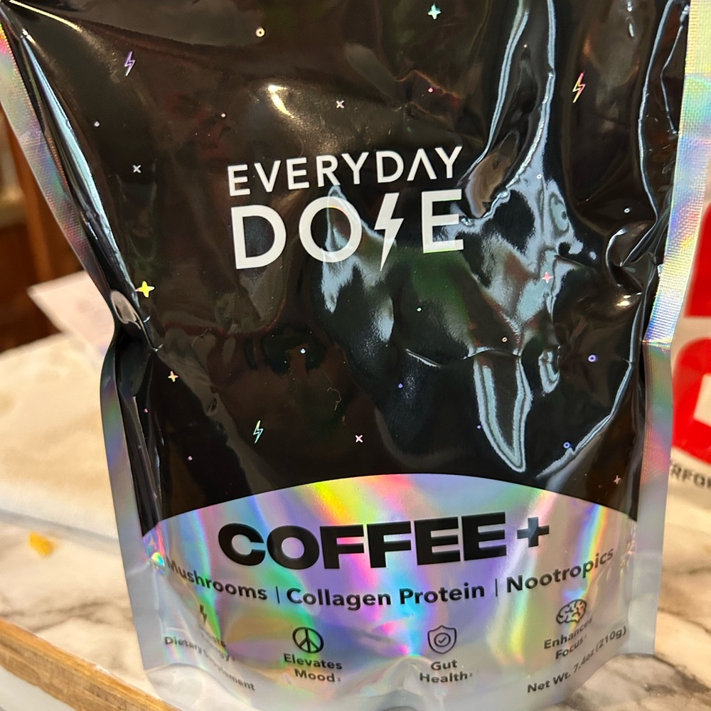 Coffee+ with Mushrooms and Collagen - Black